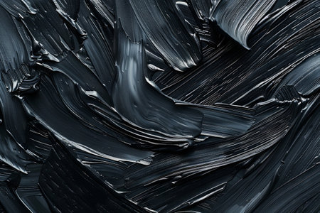 Abstract black acrylic painting background. generative aiの素材