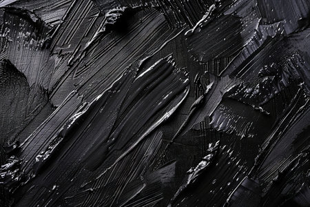 Abstract black acrylic painting background. generative aiの素材