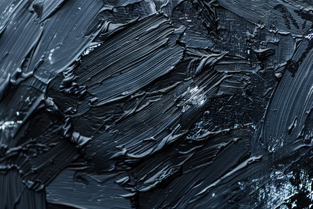 Abstract black acrylic painting background. generative aiの素材