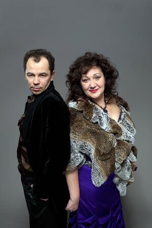 Man and womanの写真素材