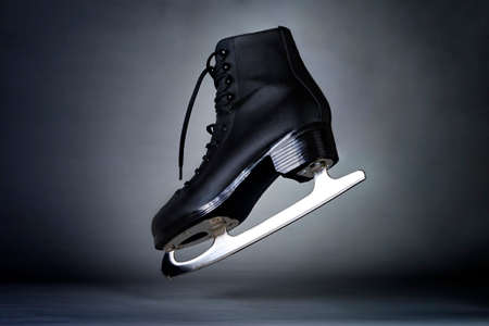 Skate - boot with blade closeupの写真素材