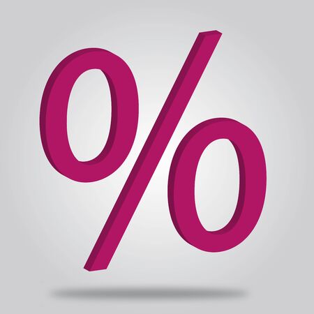 Percent symbolの写真素材