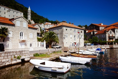 Perast city, Montenegroのeditorial素材