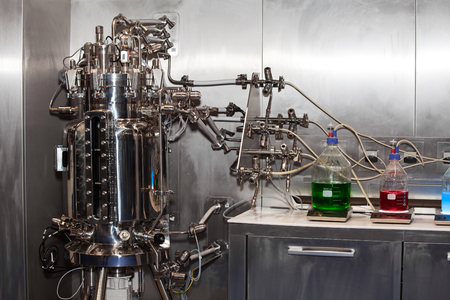 Pilot fermenter system, lab equipment. Sterilizable-in-place systems for pilot through production...
