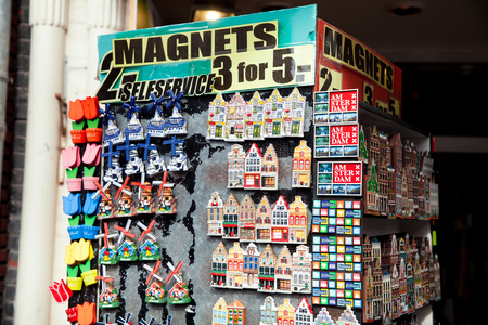 Souvenirs from Amsterdam, Hollandの写真素材