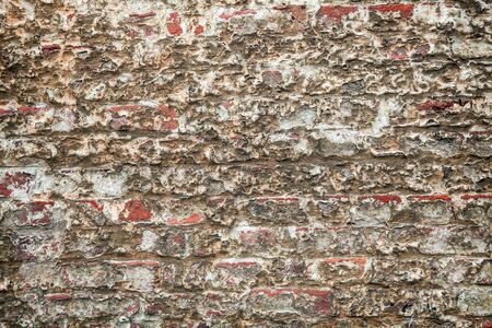 Cracked plaster backgroundの写真素材