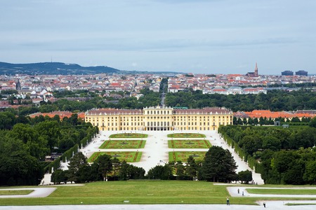 Schonbrunn Palace in Vienna, Austriaのeditorial素材