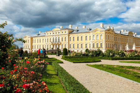 Rundale palace in Latviaのeditorial素材