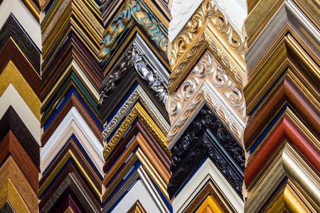 Choise of painting canvas framesの写真素材