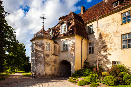 Jaunpils Castle in Latviaの写真素材