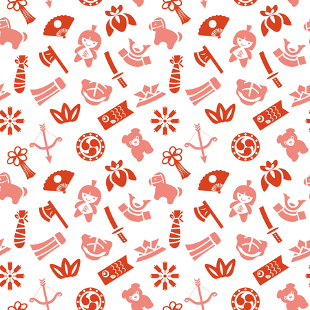 Child's day seamless pattern.のイラスト素材