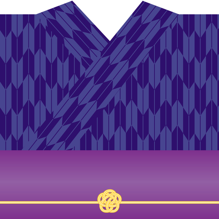 Japanese summer clothes backgroundのイラスト素材