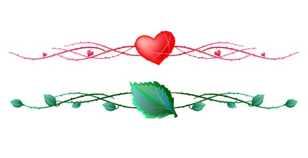 illustration of two frames elements のイラスト素材
