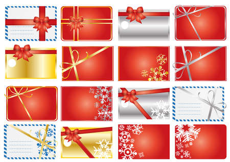 illustration of set of Christmas presents のイラスト素材