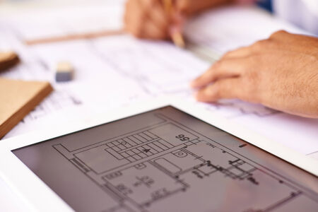 Sketch of construction in notepad