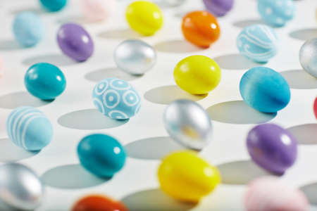 Collection of creative multi-color Easter eggs