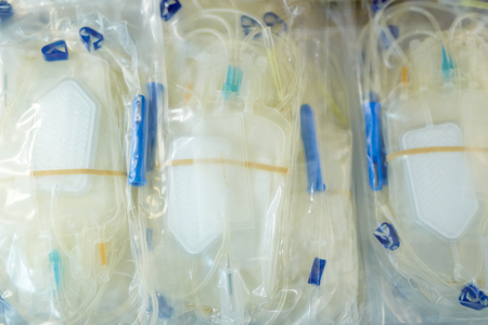 Bags for bloodの写真素材