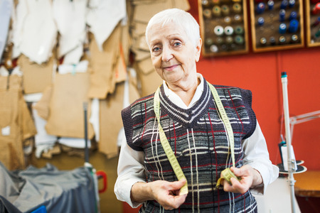 Tailor in workroomの写真素材