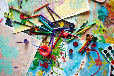 Group of objects for artworkingの写真素材