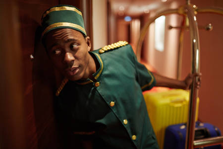 Porter by doorの写真素材