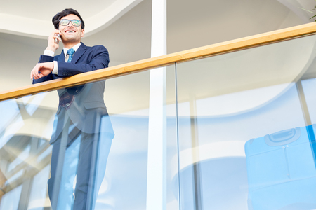 Speaking to colleagueの写真素材