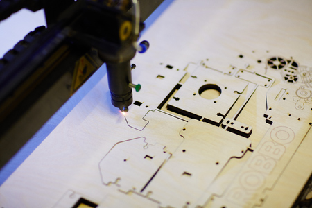 Laser cuttingの写真素材