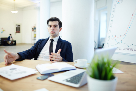 Young brokerの写真素材