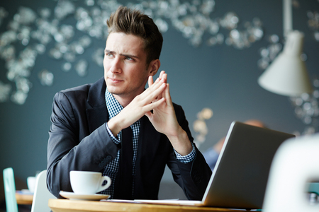 Thinking of projectの写真素材