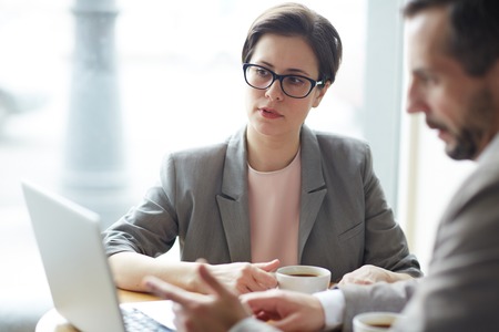 Analysts workingの写真素材