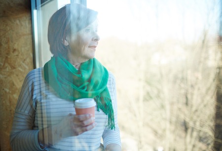 Serene womanの写真素材