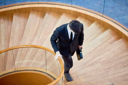 Moving upwardsの写真素材