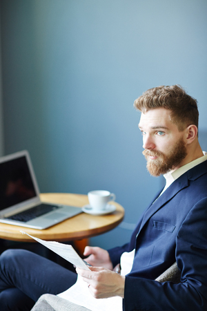 Bearded traderの写真素材