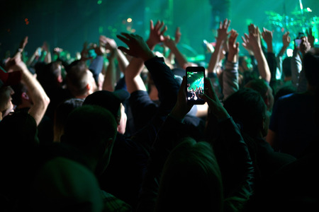 Fans at concert