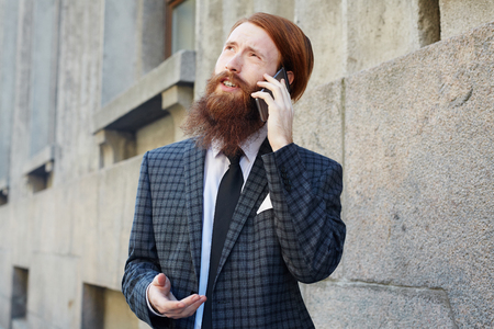 Telephone talkの写真素材