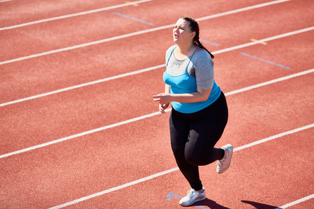 Exhausted runner