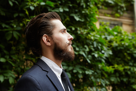 Elegance man ready for workの写真素材