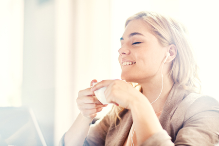 Enjoying Lovely Dayの写真素材