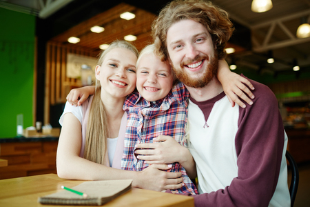 Family of threeの写真素材