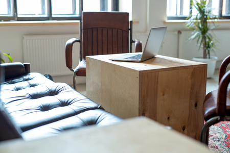 Empty workplaceの写真素材