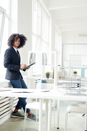 Economist at workの写真素材