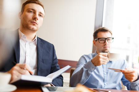 Attending business courseの写真素材