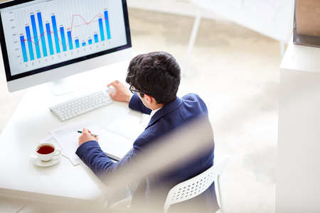 Analyst workingの写真素材