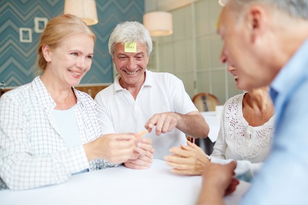 Enjoying Weekend with Friendsの写真素材