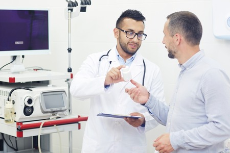 doctor gave New remedyの写真素材