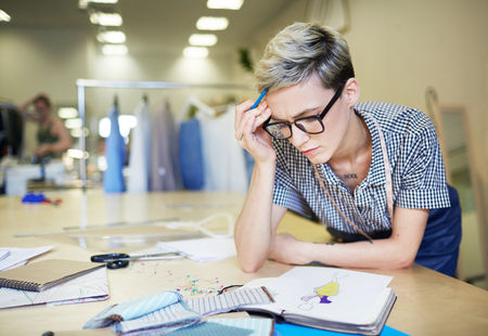 Designer of clothesの写真素材