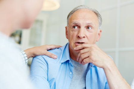 Voicing fearsの写真素材