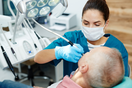 Healing teethの写真素材