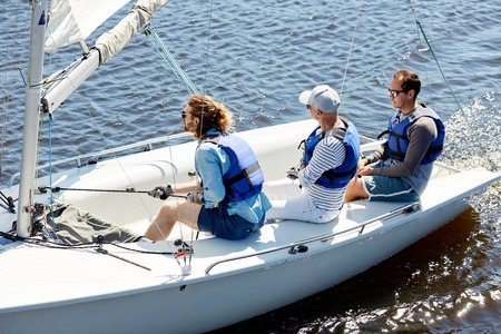 Weekend sailingの写真素材