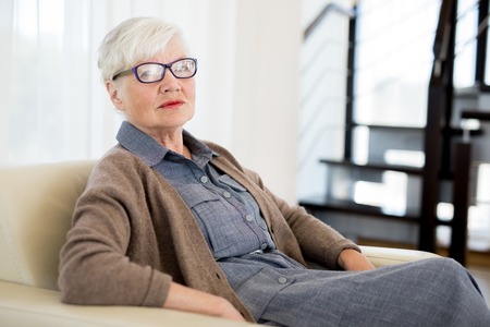 Successful Senior Businesswoman Posing