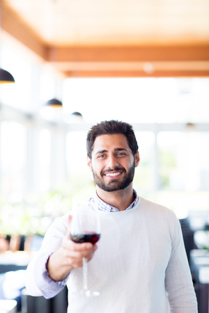 Man toastingの写真素材